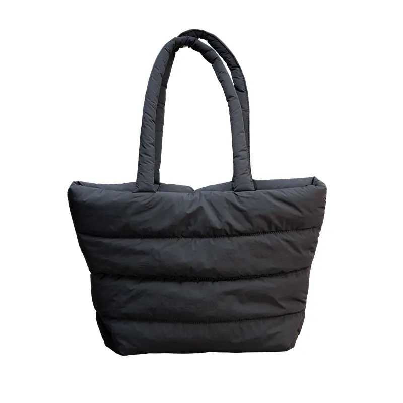 Borsa tote in piuma