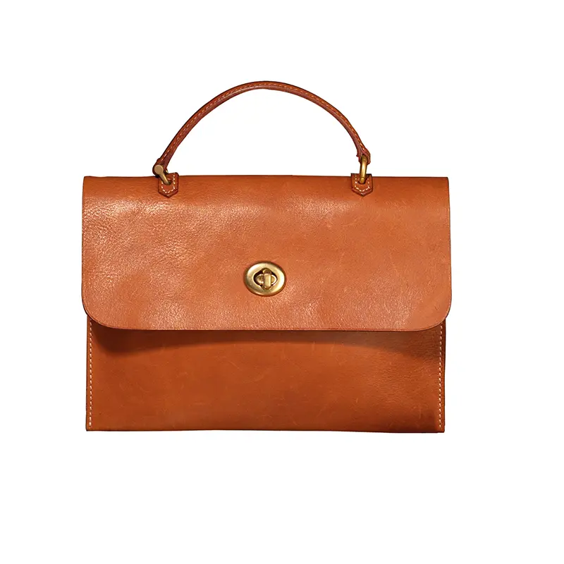 Borsa Messenger in pelle conciata al vegetale