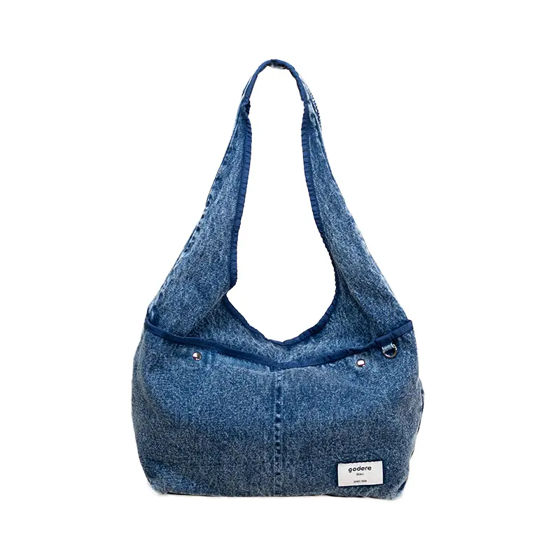 Borsa tote in denim vintage